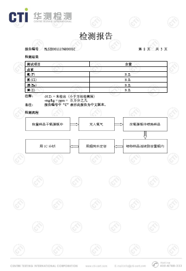 無鹵素檢測報告頁面2